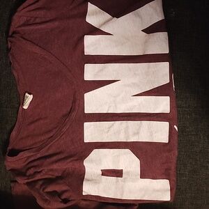 Long Sleeve PINK Maroon Shirt